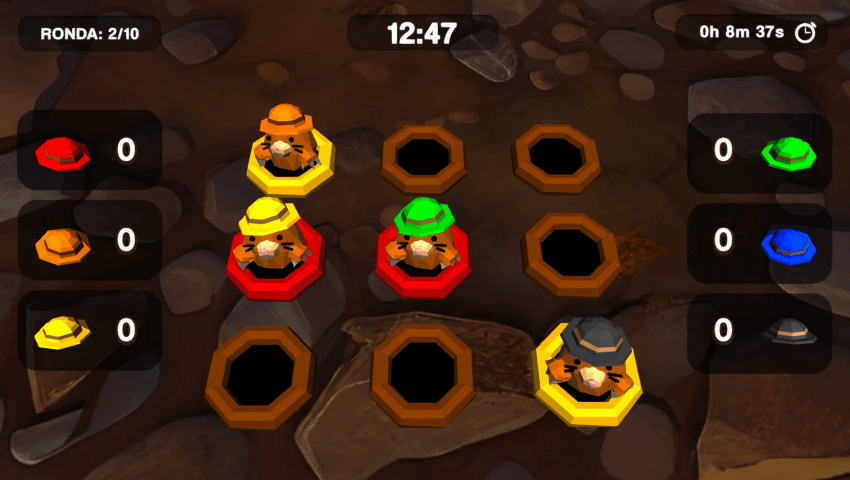 WHACK A MOLE — Caza topos con dardos en un frenético juego de velocidad
